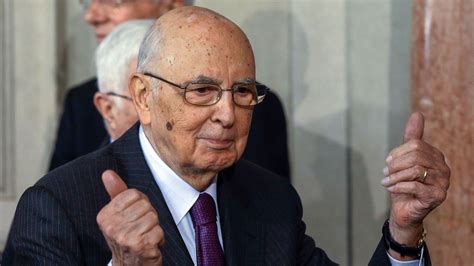 Giorgio Napolitano: Former Italian president and one-time communist has ...