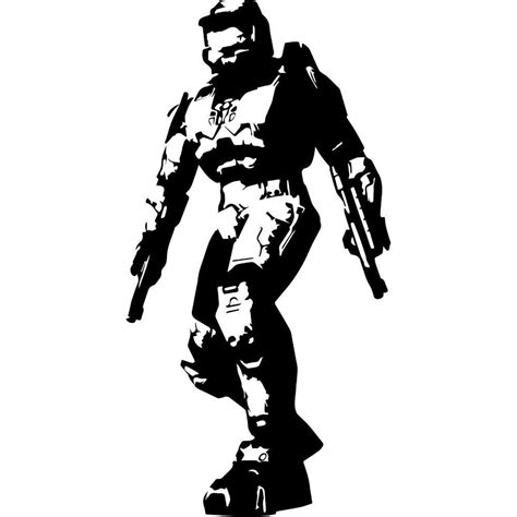 Halo Master Chief Wall Decal | Halo master chief, Decal wall art