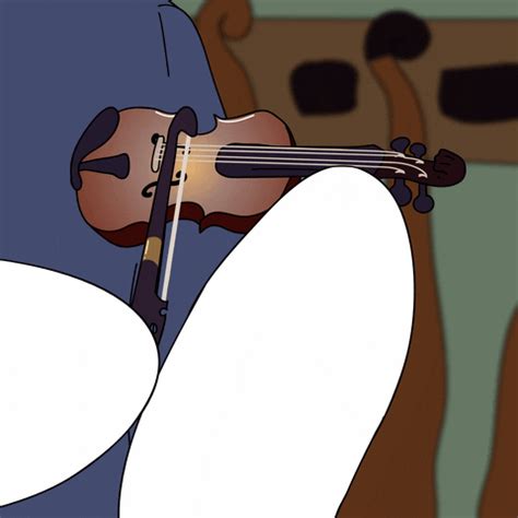 Playing Smallest Violin Animation GIF | GIFDB.com