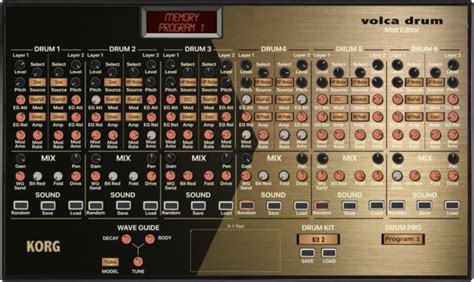 Korg Volca Drum Editor von Momo - AMAZONA.de