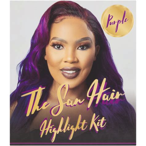 The San Hair Highlight Kit Purple 170g - Clicks