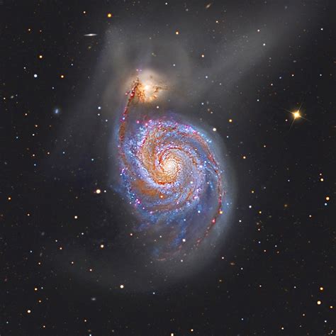 Jean-Baptiste Faure: A stunning deep image of M51, the Whirlpool Galaxy!