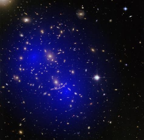 Galaxy clusters collide—dark matter still a mystery