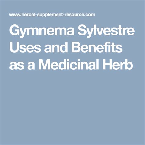 Gymnema Sylvestre – Health Benefits and Side Effects | Gymnema ...