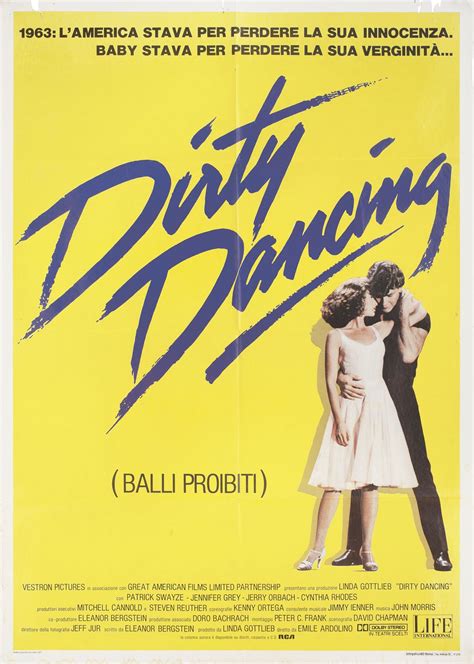 Dirty Dancing 1987 Italian Due Fogli Poster - Posteritati Movie Poster ...