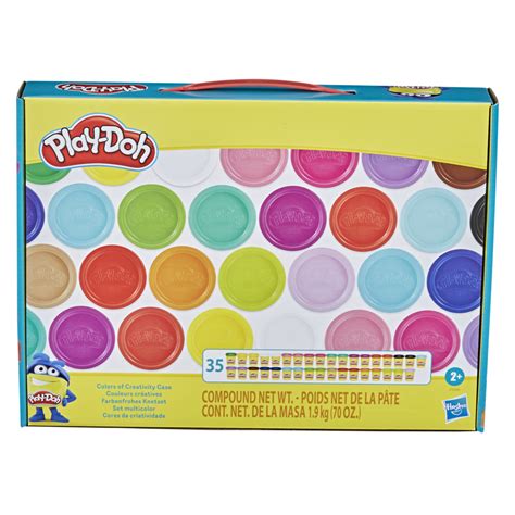 Play-Doh Colors of Creativity 35-Pack Bundle of Non-Toxic Modeling ...