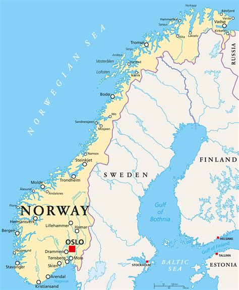 Map Norway