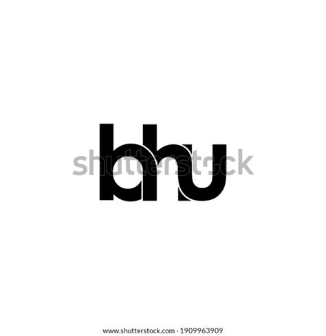 Bhu Letter Original Monogram Logo Design Stock Vector (Royalty Free ...