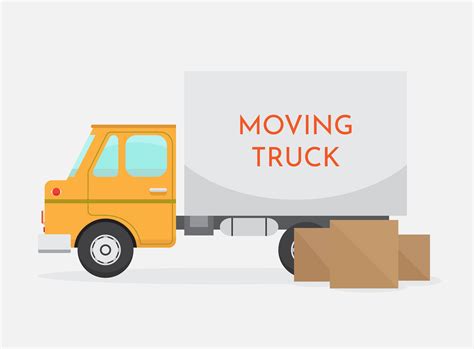 Isolated Moving Truck Vector 208399 Vector Art at Vecteezy