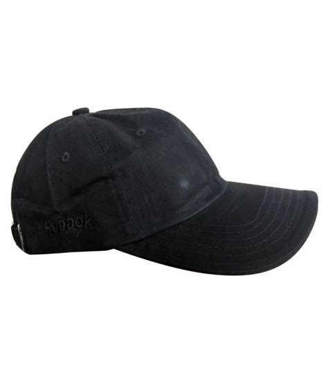 Reebok Black Cotton Caps - Buy Online @ Rs. | Snapdeal