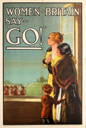 Original Vintage Posters -> War Posters -> Women of Britain Say Go WWI ...