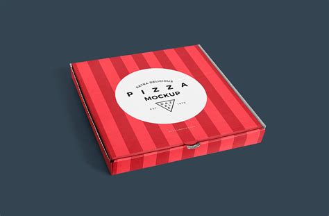 Free Delicious Pizza Box Mockup — Free Mockup World