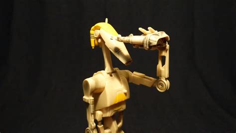 Star Wars Action Figure Review: 12 Inch Battle Droid Commander - YouTube