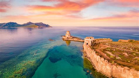 Bing HD Wallpaper 23 Jul 2024: Methoni Castle, Messinia, Greece - Bing ...