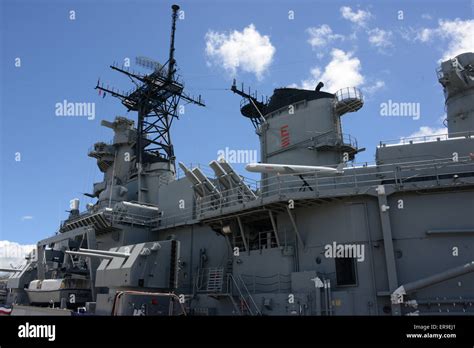 Uss Missouri Bb 63 Battleship Missouri High Resolution Stock ...