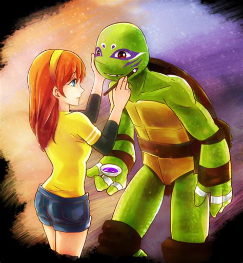 donnie and april by ice-mei on DeviantArt