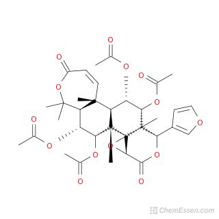 Perforin A Structure - C34H40O14 - Over 100 million chemical compounds ...