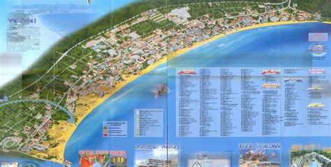 Sunny Beach Map - Nessebar Bulgaria • mappery