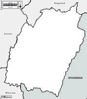 Manipur free map, free blank map, free outline map, free base map ...