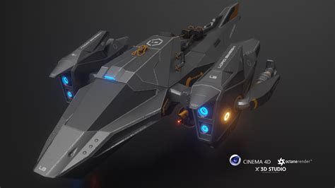 ArtStation - concept art sci-fi spaceship