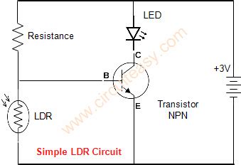 SIMPLE LDR CIRCUIT | School Project