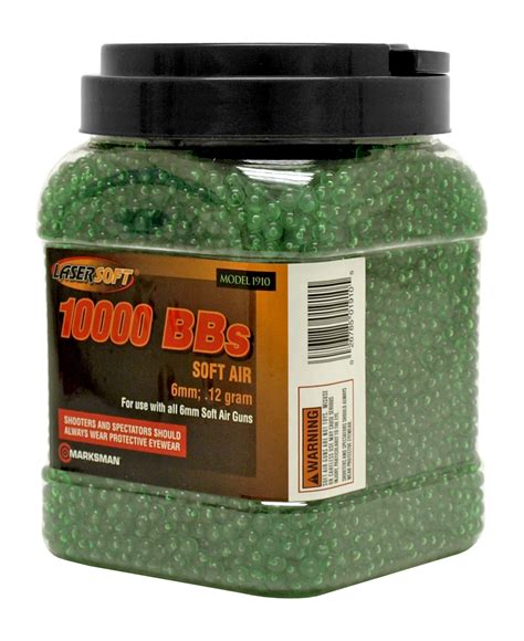 Marksman 10,000 ct. 6mm .12 Gram Airsoft Ammo BB's