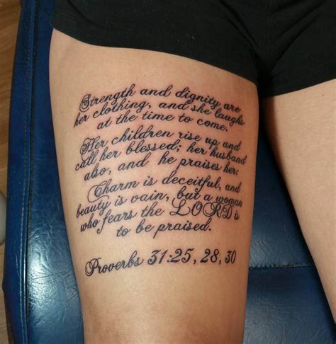 Scripture Tattoos for Women - Ideas and Designs for Girls