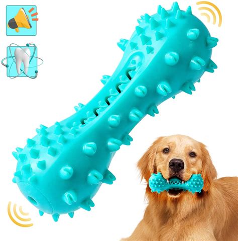 EIMELI Dog Toys,Dog Teeth Cleaning Stick Chew Toy,Squeaky Dog Chew ...