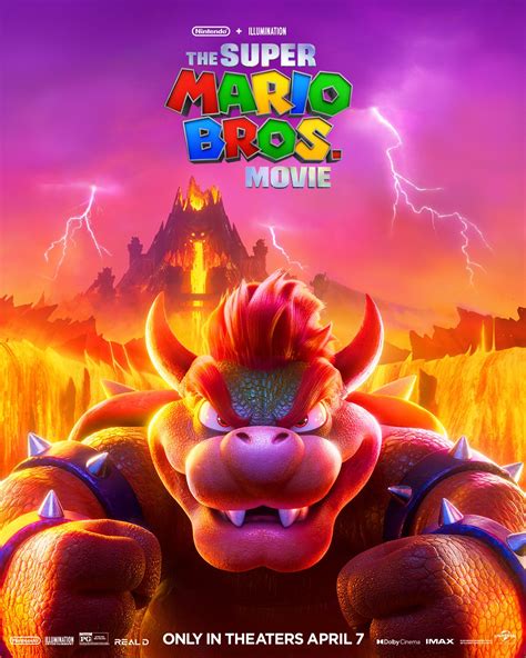 The Super Mario Bros. Movie | Bowser | Character Poster - Super Mario ...