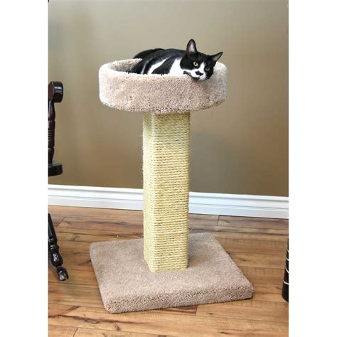 Cat's Choice Solid Wood Large Cat Scratching Post and Sleeper - 130087