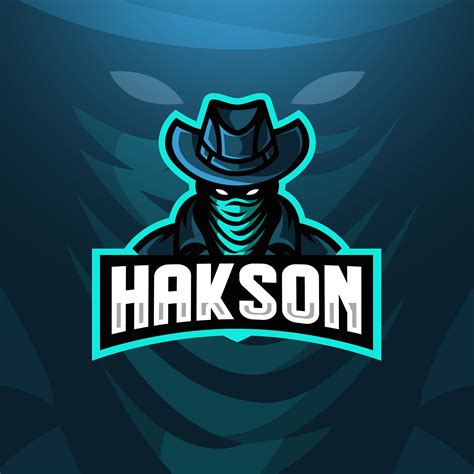 Cowboy Gaming Clan Mascot Logo | Free PSD - Zonic Design Download