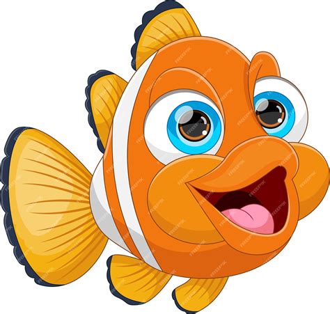 Premium Vector | Cute nemo fish cartoon