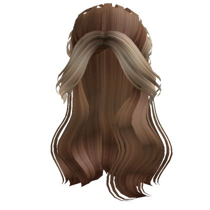 Beauty Queen Styled Hair in Light Brown Blonde | Roblox Item - Rolimon's