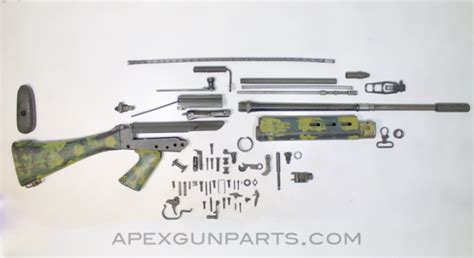 Rhodesian FAL Rifle Parts Kit, Original 21" Barrel, Painted Polymer ...