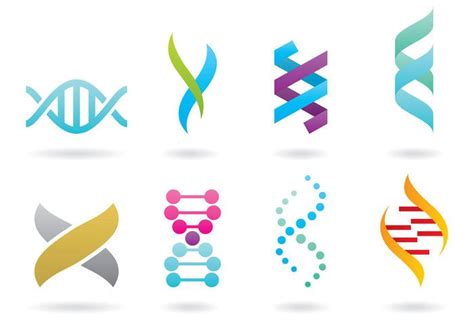 Double Helix Logos | Dna logo, Logo design set, Medicine logo