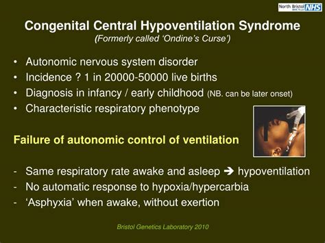 PPT - Congenital Central Hypoventilation Syndrome; a polyalanine repeat ...