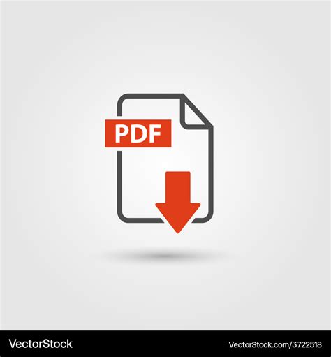 Pdf icon Royalty Free Vector Image - VectorStock