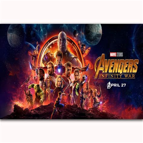 Aliexpress.com : Buy MQ3447 Avengers Infinity War Movie Poster Marvel ...