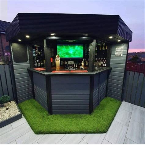 Garden Bar Shed, Outdoor Garden Bar, Outdoor Patio Bar, Outdoor Bars ...