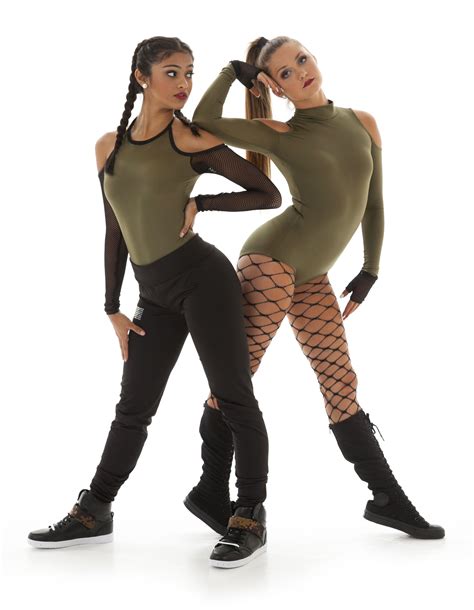 Cold shoulders = Attitude. Shop new hip hop dance costume designs at ...