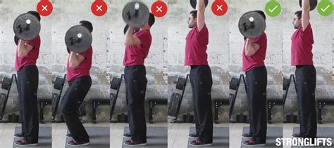 How to Overhead Press with Proper Form: Full Guide | Stronglifts