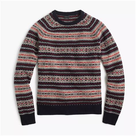 Lambswool Fair Isle Sweater : Men's Sweaters | J.Crew