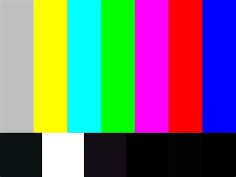 Color Bar Generator - Television & Monitor Test Pattern Photoshop Plugin