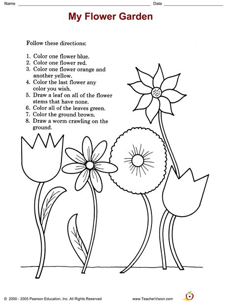 Art Printable Worksheets