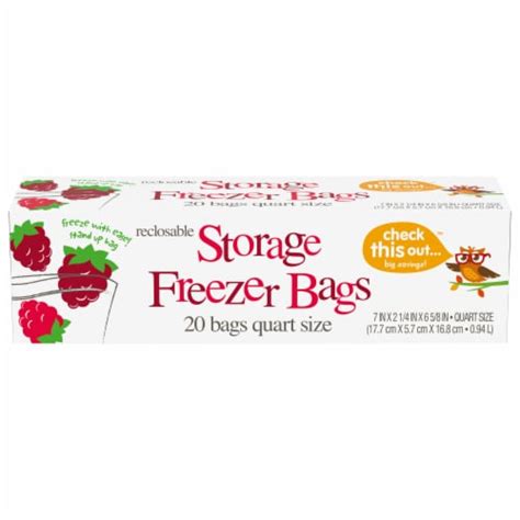 check this out…™ Quart Storage Freezer Bags, 20 ct - Fry’s Food Stores