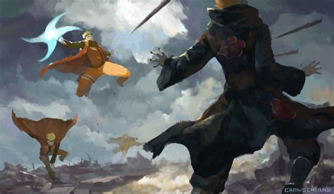 ArtStation - Naruto VS Pain