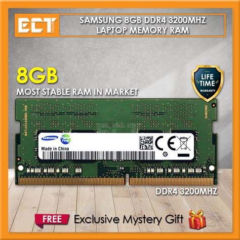 Samsung 8GB DDR4 PC4-3200AA 3200Mhz SODIMM Laptop Memory Ram