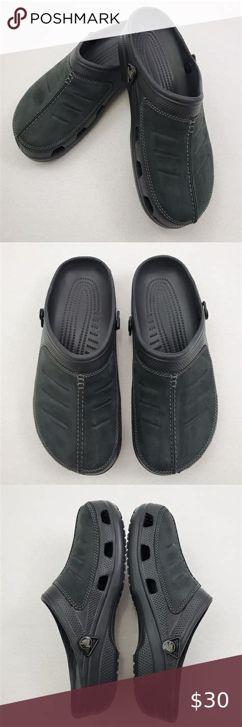 Mens crocs clog slip on shoe | Slip on shoes, Strap heels, Crocs