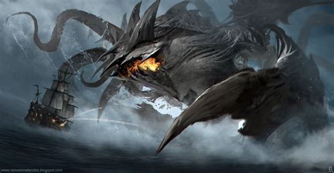 Leviathan | Fantasy creatures, Creature art, Beast creature