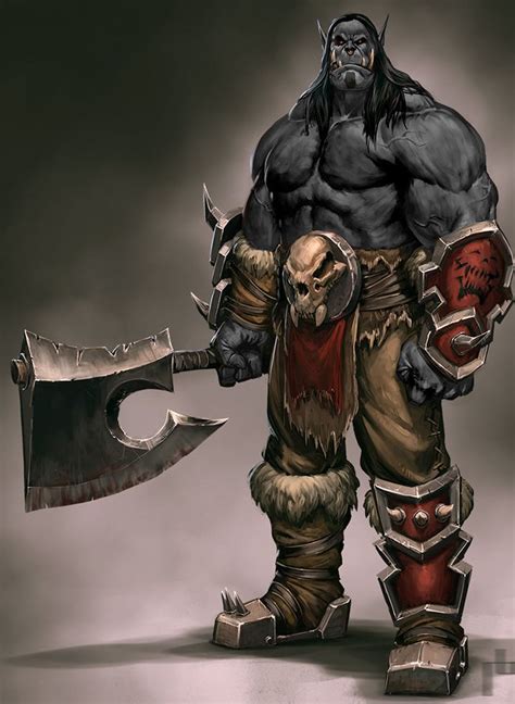 Orc Black | Personagens de rpg, Criaturas fantásticas, Monstros